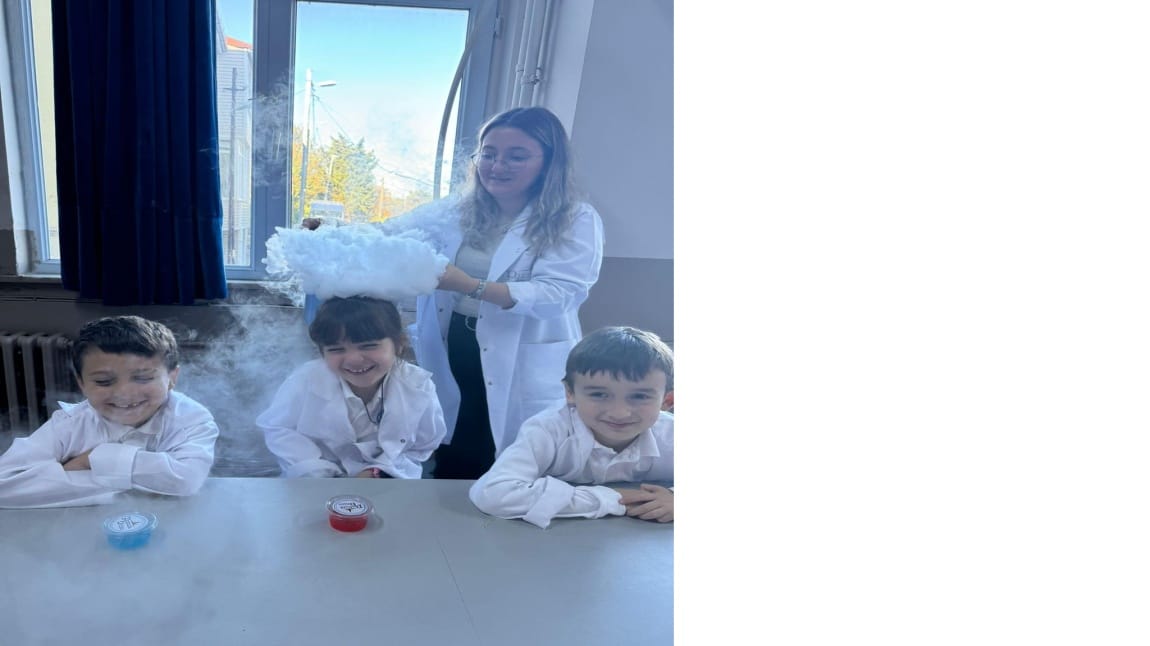 Öğrencilerimiz Deney Atölyelerimizde yaparak yaşayarak öğreniyor.